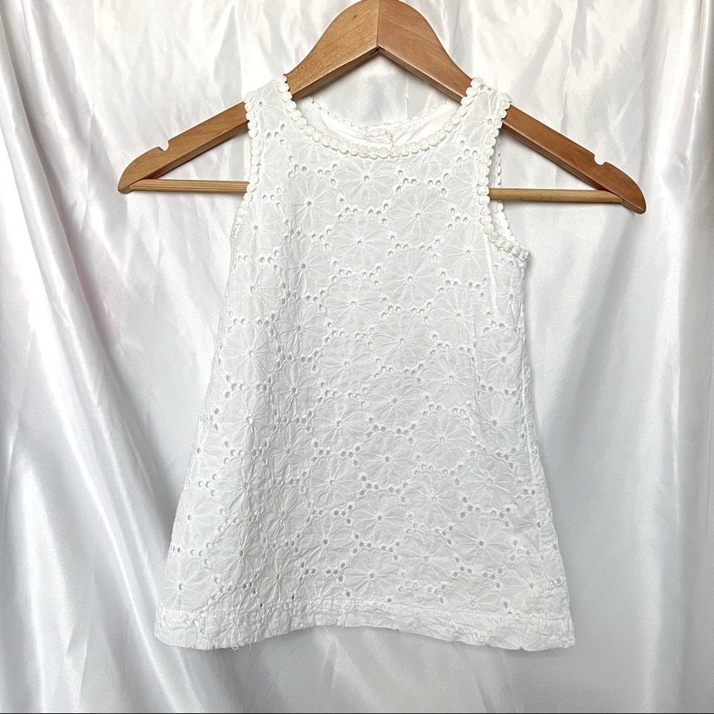 2T White Doily Dress